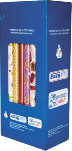 Gift Wrap 700Mmx1Mt With Core (Blue Box)